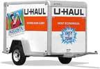 U-Haul Single Axle Closed Trailer