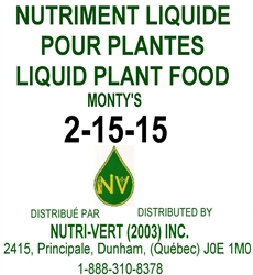 Monty's 2-15-15 Liquid Fertilizer
