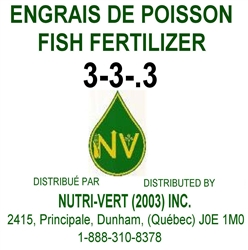 3-3-0.3 Liquid Fish Fertilizer